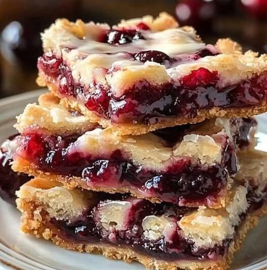 High-Protein Mixed Berry Crumble Bars