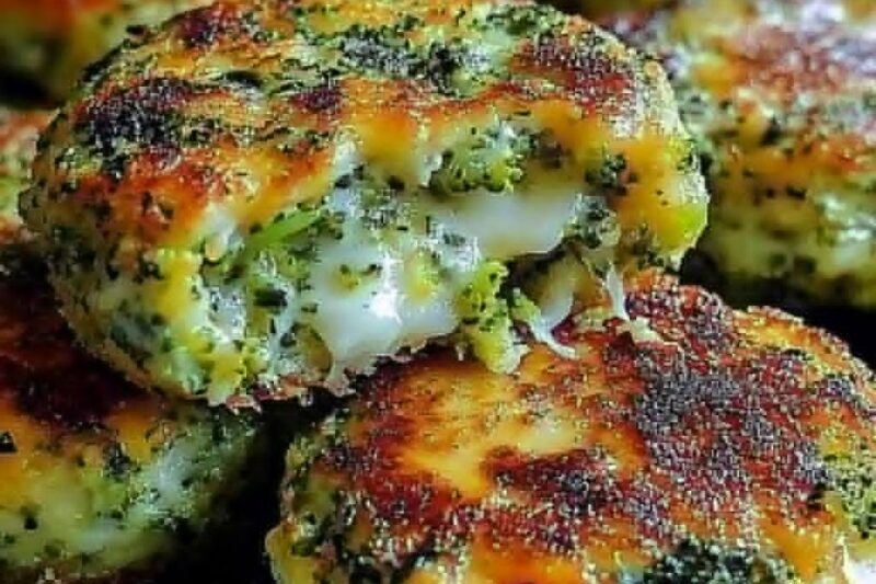High-Protein Broccoli Cheese Patties