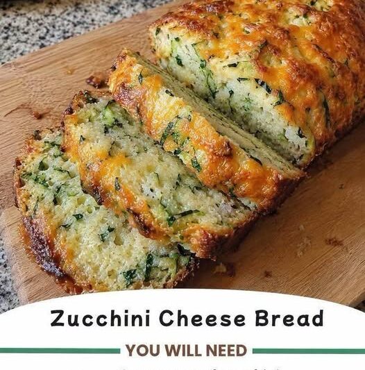 Cheesy Zucchini Protein Bread
