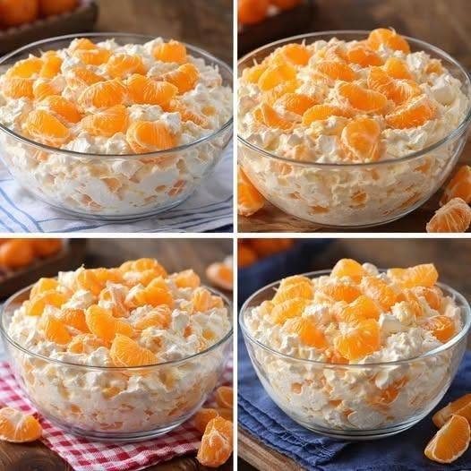 Easy Mandarin Orange Fluff Salad Recipe
