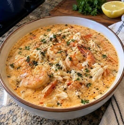 Creamy Shrimp Crab Soup