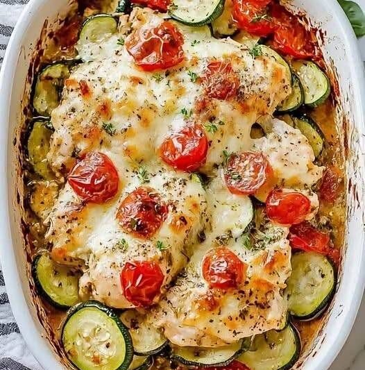 Chicken & Zucchini Bake