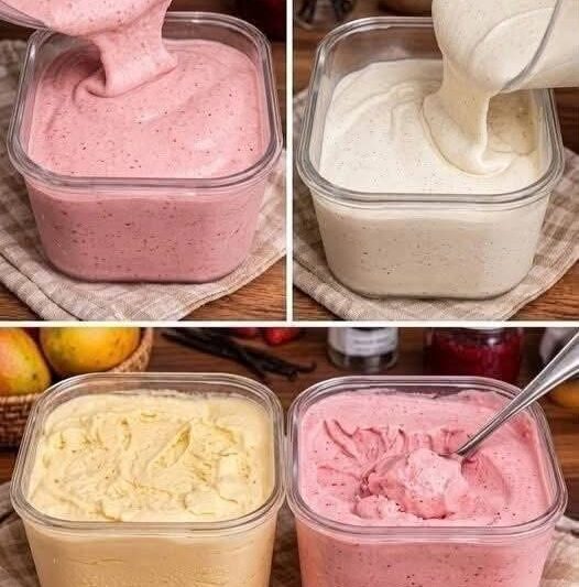 Homemade ice cream