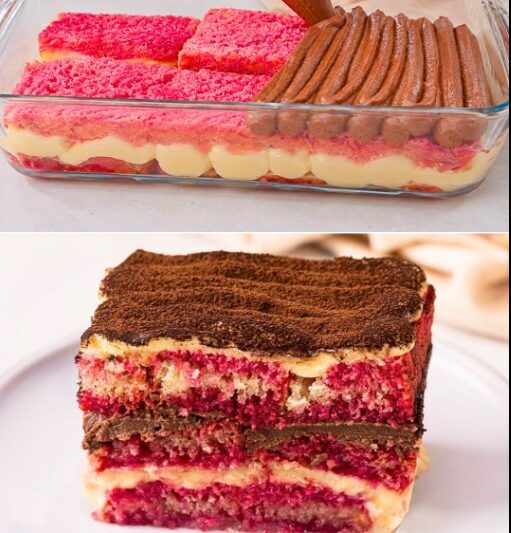 Protein-Packed Red Velvet Tiramisu Dessert