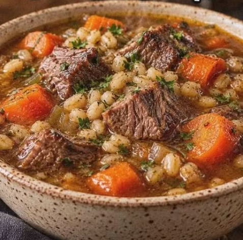 Hearty Beef Barley Soup