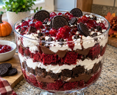Vampire Halloween Trifle