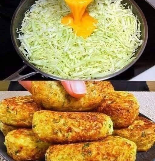 Crispy Cabbage and Egg Patties