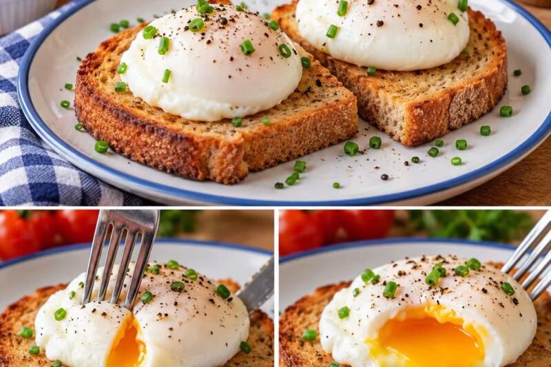 Air Fryer Poached Eggs