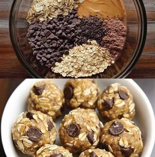 No-Bake Chocolate Peanut Butter Oat Balls