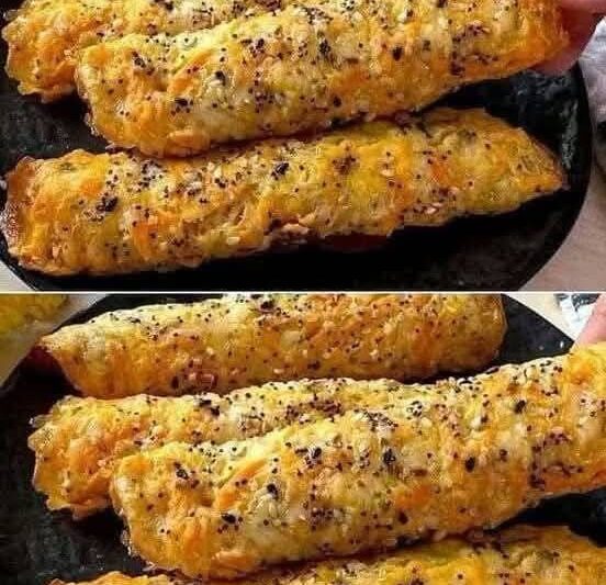 Cheesy Carrot Flatbreads