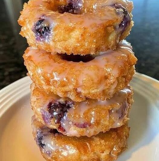 Keto Blueberry Donuts
