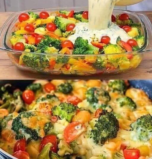 Vegetable And Broccoli Casserole