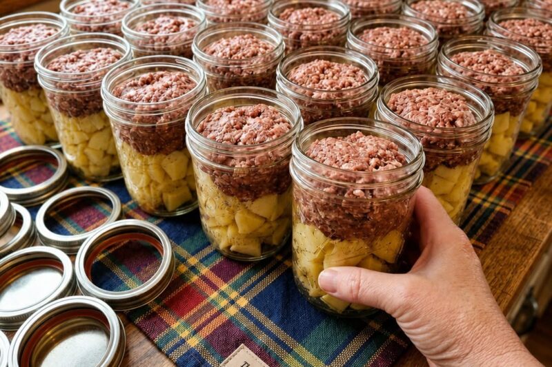 Meatloaf & Potato Jars